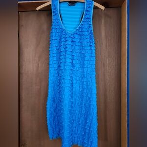 Blue cocktail dress